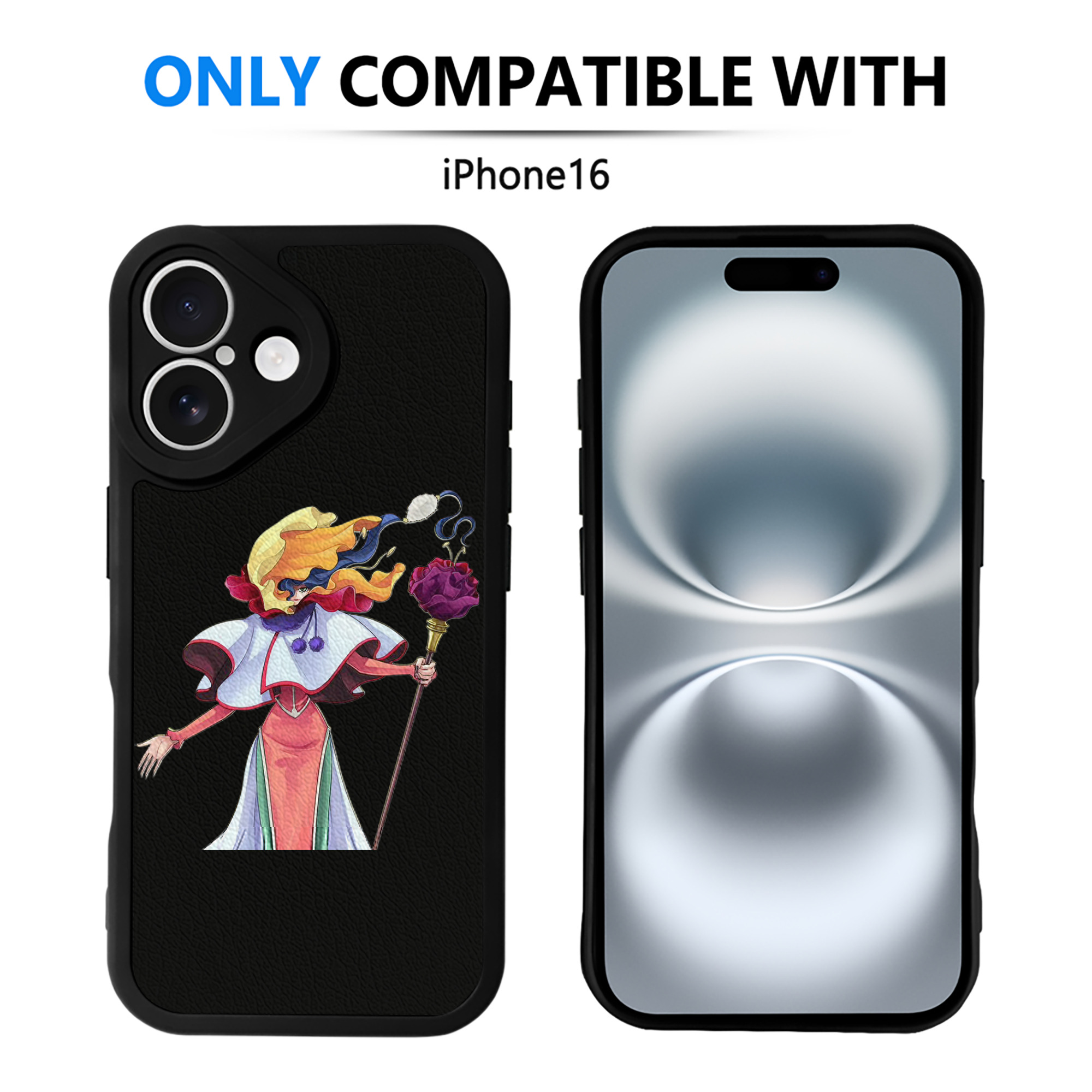 遊☆戯☆王 Yu-Gi-Oh! 【iPhone 16シリーズ対応】シリコンスマホケース（レザー調） 材質：シリコン